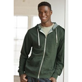 Unisex Heather French Terry Full-Zip Hoodie